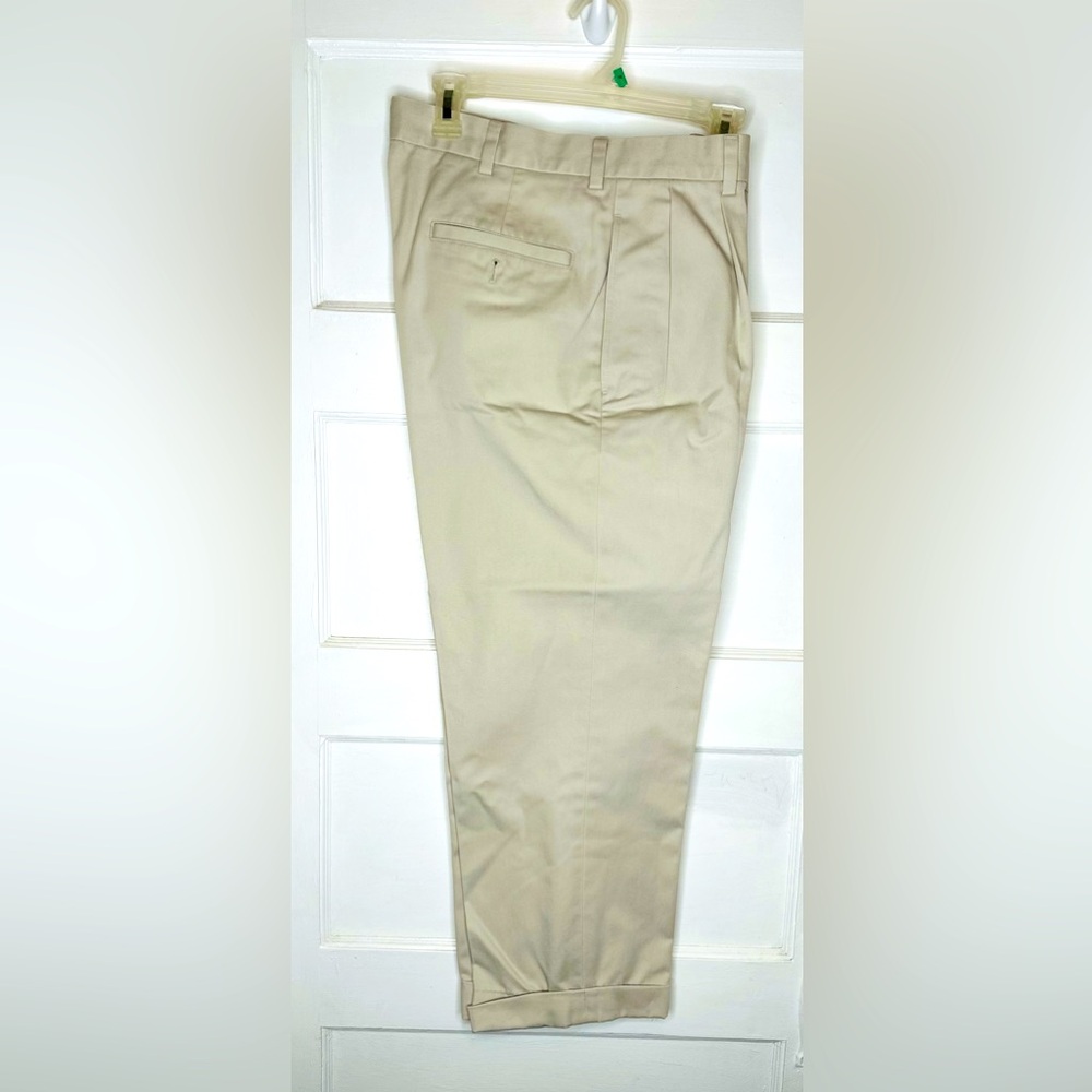 Brooks Brothers Men’s Advantage Chino Elliot Khaki Pants W33/L30/Inseam25
